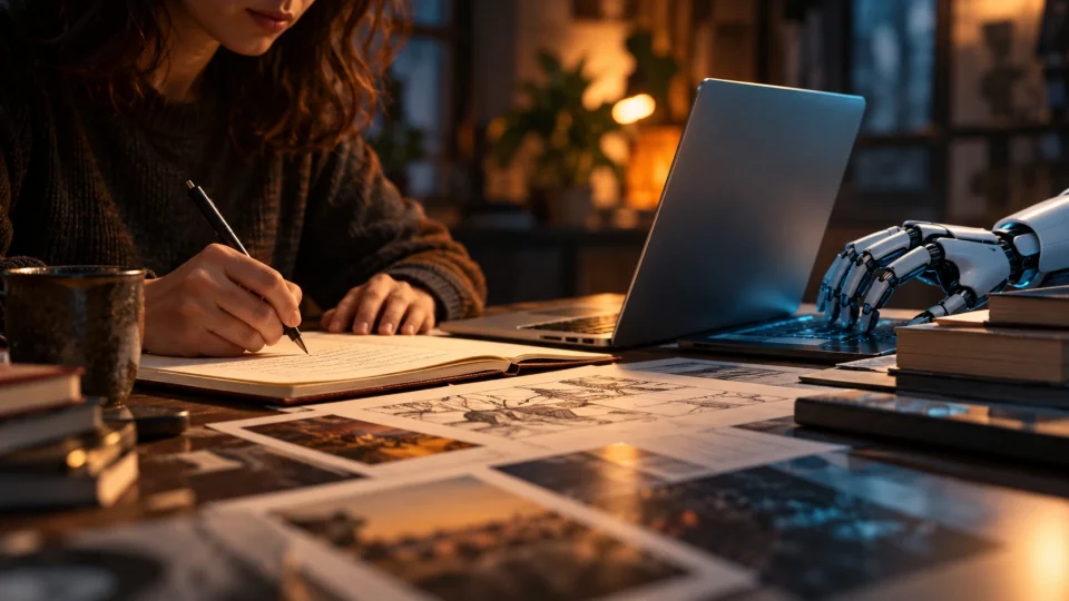 Editorial illustration: Freelancers face a new kind of competition