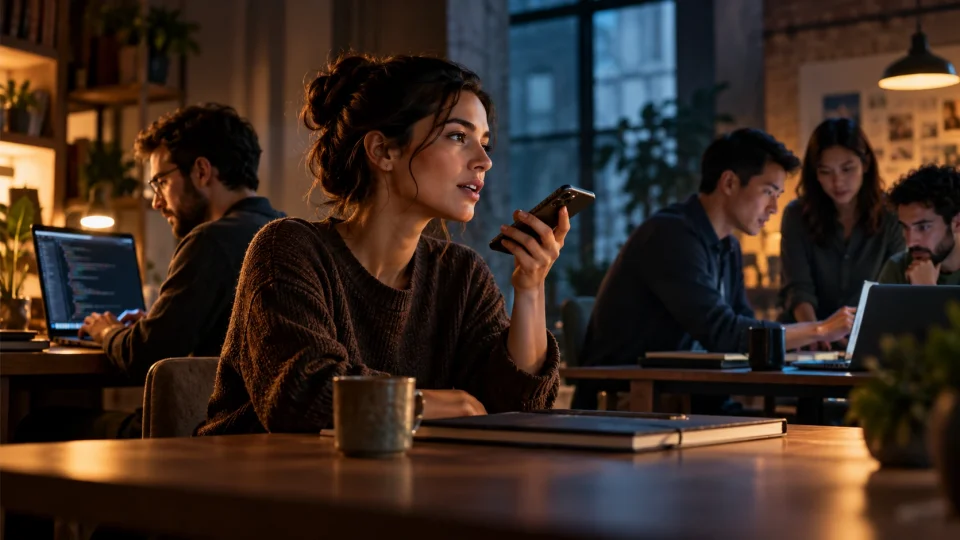Editorial illustration: Voice mode rolls out to free users
